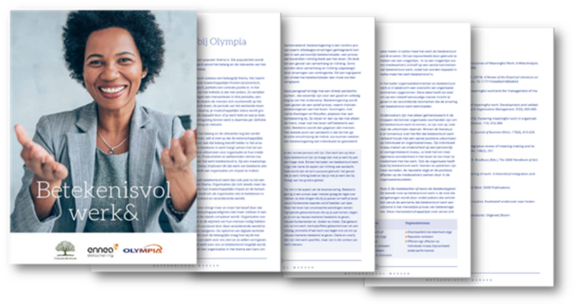 Impact maken is betekenis geven